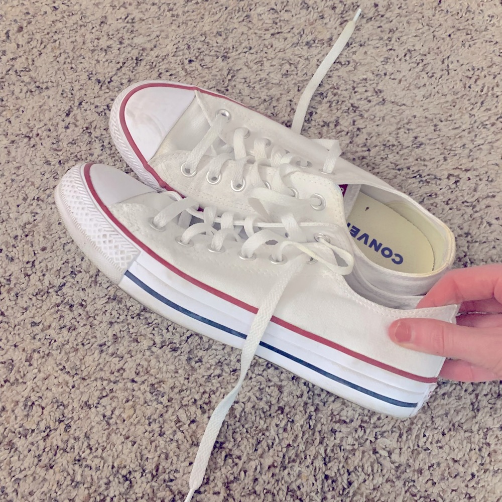 Chuck Taylor low top flat sneakers size 8.5